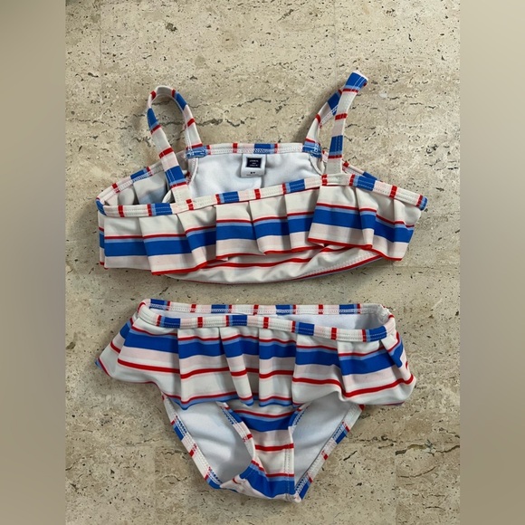 Janie and Jack Girls Two Piece Swimsuit Size 2T - Picture 1 of 3